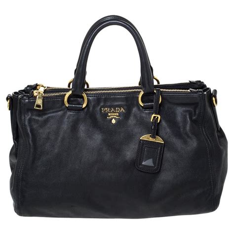 prada soft calf double zip tote|prada totes for women.